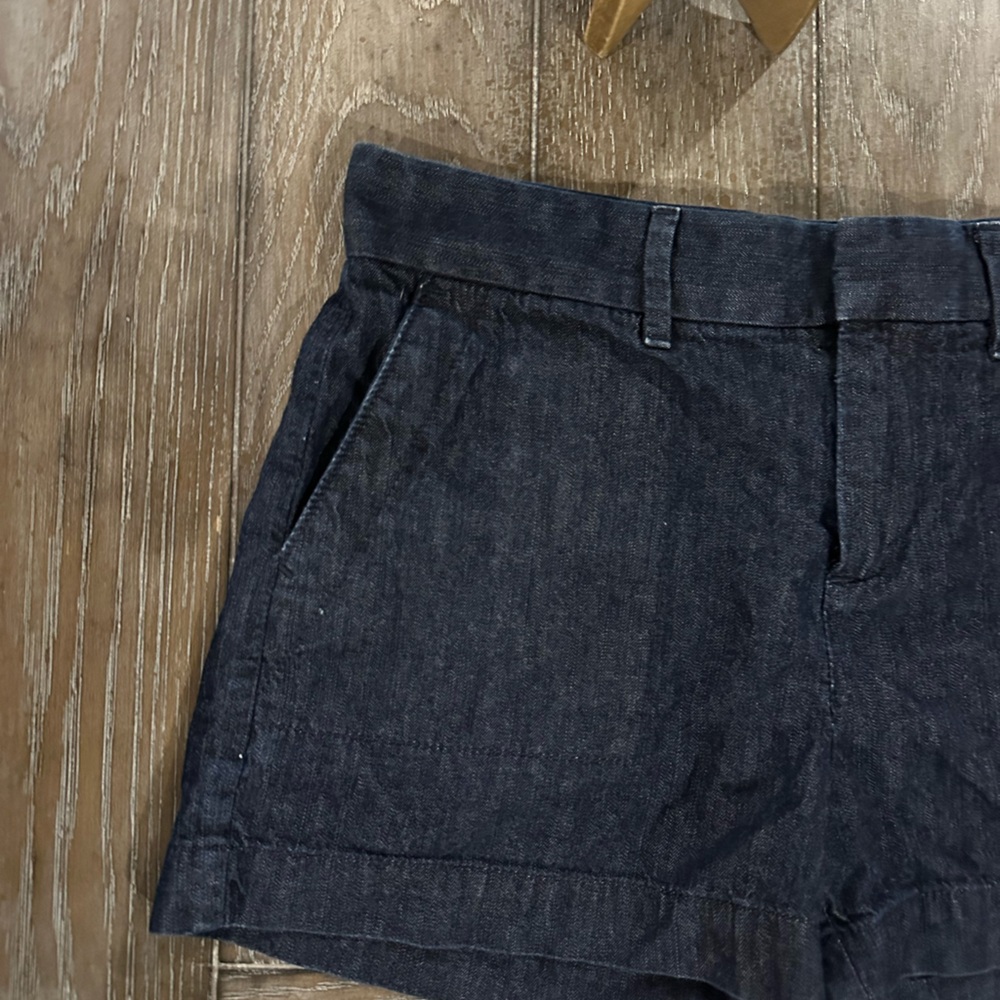 LOFT Indigo Denim Shorts - Picture 2 of 8